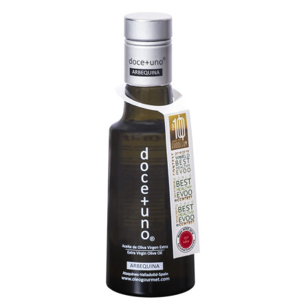 Aceite de oliva virgen extra de clima extremo Doce+uno. 250 ml.