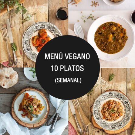 Menú Semanal Vegano 10 platos
