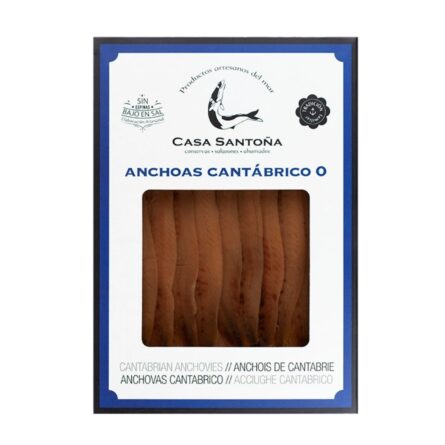 Anchoas del Cantábrico Cero. Casa Santoña